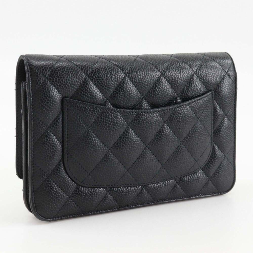 CHANEL Black Caviar Leather Wallet - Picture 3 of 14